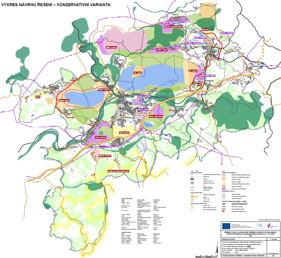 Územní studie pro Mikroregion Sokolov - východ dokončena