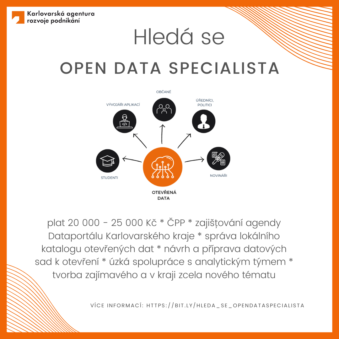 Hledáš part-time job? Buď naším Open data specialistou!
