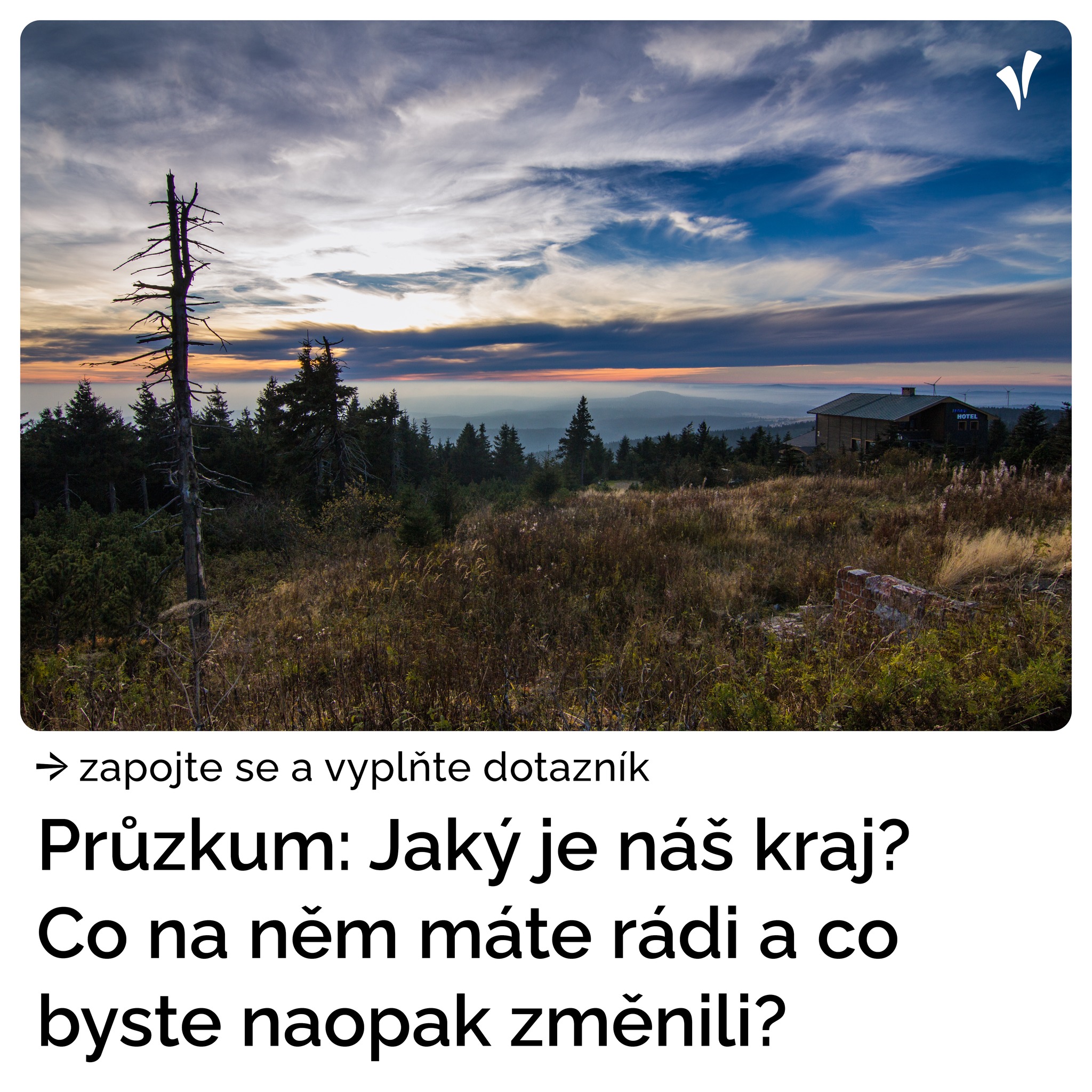 Vyplňte dotazník a zapojte se do komunikační strategie kraje